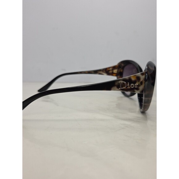 Vintage Y2K DIOR PANTHER 2 Sunglasses Brown Tortoise Frame & Purple Smoke Lens main image 8